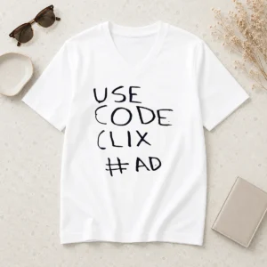 Premium Use Code Clix V-Neck Shirt