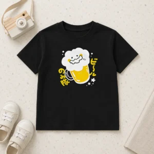 Pretty Beer Drinking Squad Beer Character Kawaii Kids T-Shirt
