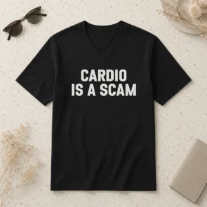 Pretty Cardio Is A Scam V-Neck Shirt