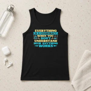 Pretty Everything Is A Conspiracy When You Don'T Understand How Anything Works Tank Top