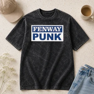 Pretty Fenway Park Boston Red Sox Fenway Punk design on a soft washed t shirt in vintage style