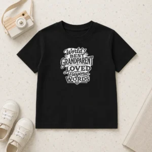 Pretty Grandparents Day Worlds Best Sketch Kids T-Shirt