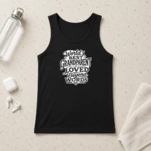 Pretty Grandparents Day Worlds Best Sketch Tank Top