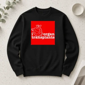Pretty I Heart Organ Transplants Transplant Awareness Long Sleeve Shirt