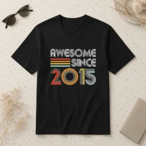 Pretty Since 2015 Vintage V-Neck Shirt
