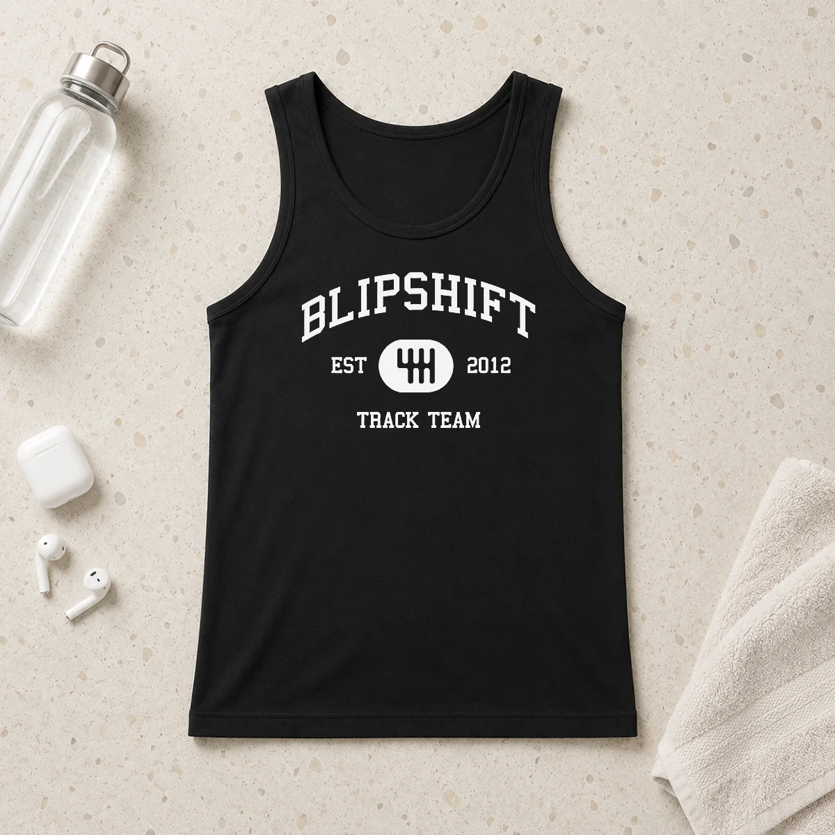 Top Awesome Blipshift Track Team Est 2012 Tank Top
