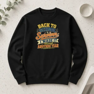 Top Back To School Survivor Vintage For Proud Students Long Sleeve Shirt