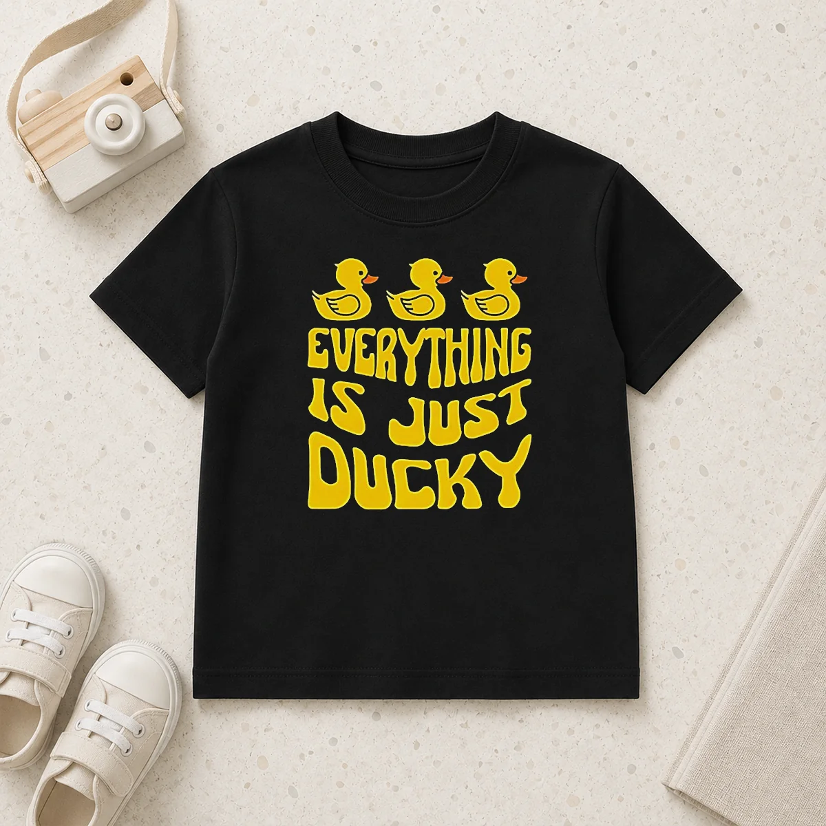 Top Good Everything Is Just Ducky Kids T-Shirt