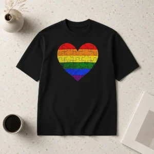 Top Homosexual Love Rainbow Heart Puzzle
