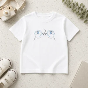 Top Hot Bitch Control Gaming Controller Joystick Rotation Gamer Kids T-Shirt