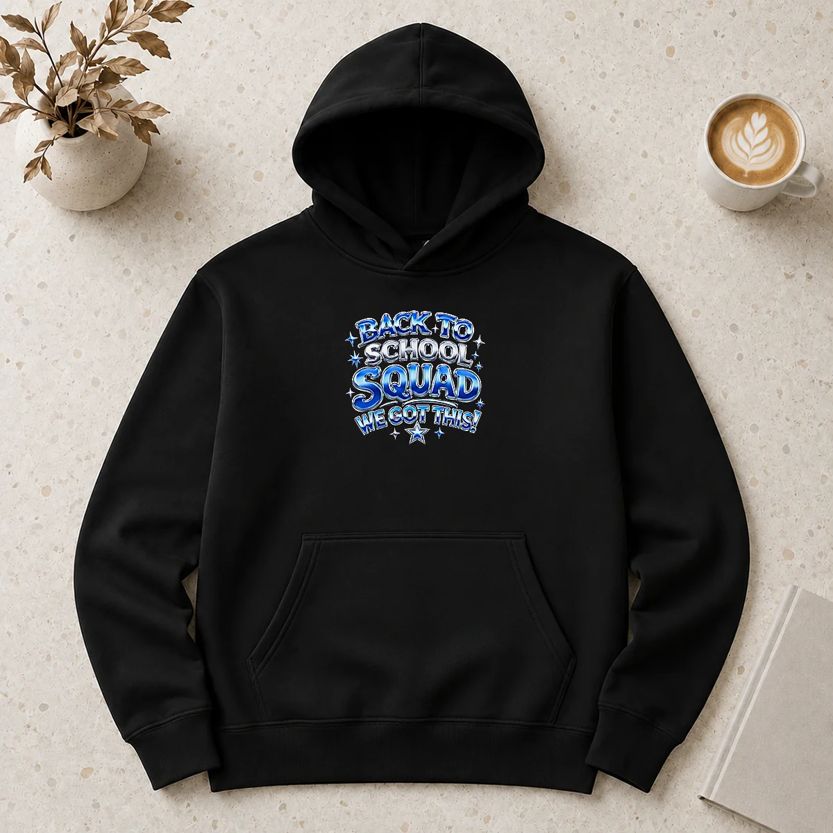 Top Nice Back To School Squad Y2K Chrome Style Hoodie