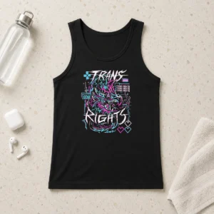 Top Pretty And One More Thing Trans Right LGBTQ Tank Top