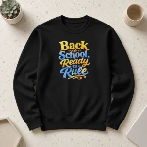 Top Pretty Back To School Ready To Rule Watercolor For Students Sweater