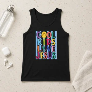 Awesome Hot Pretty Cool Kids Love Jesus Tank Top