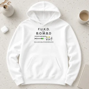 Funny Awesome FUKD And BOMBD Free The United Kingdom From Drugs Hoodie