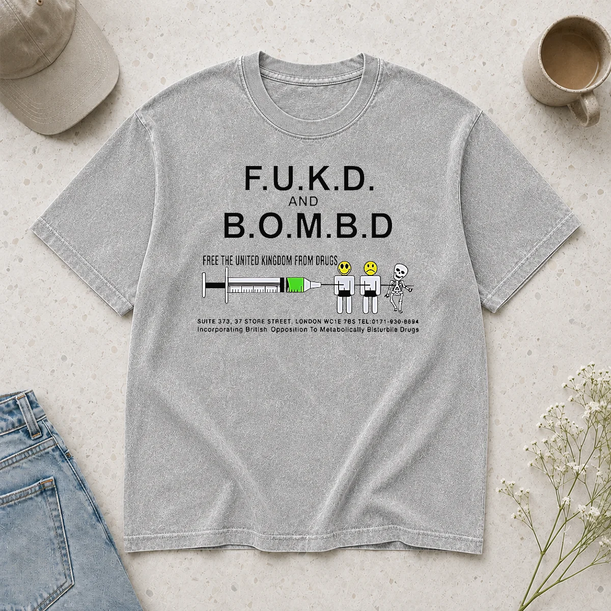 Funny Awesome FUKD And BOMBD Free The United Kingdom From Drugs Shirt - Image 8