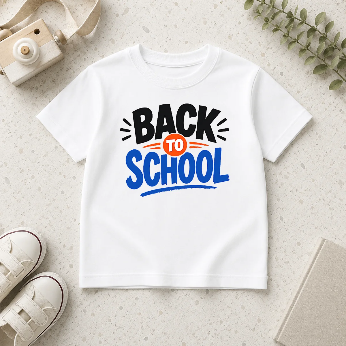 Funny Pretty Hand Drawn Sketch Back To School Backpack Pencil Kids T-Shirt