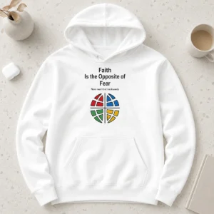 Funny Top Faith Is The Opposite Of Fear Now Read That Backwards Hoodie