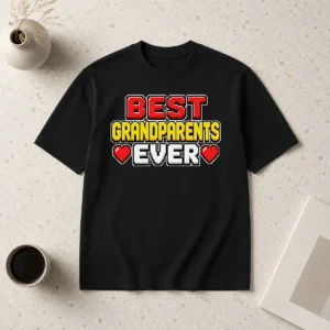 Good Official Best Grandparents Ever Pixel Heartfelt