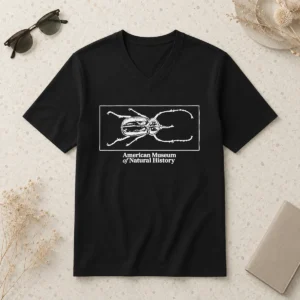 Happy Top Beetle American Museum Of Natural History V-Neck Shirt