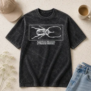Happy Top Beetle American Museum Of Natural History Washed T-Shirt