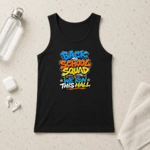 Hot Good Back To School Squad Graffiti For Students Tank Top