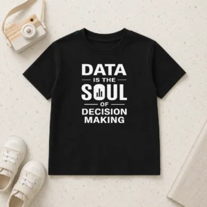Hot Official Data Is The Soul Of Decision Making Geek Kids T-Shirt