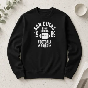Hot Original Brandon Walker San Dimas High School 1989 Football Rules Long Sleeve Shirt