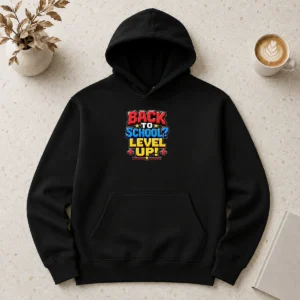 Hot Premium Back To School Pixel Level Up For Students Hoodie