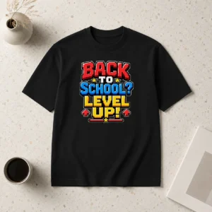 Hot Premium Back To School Pixel Level Up For Students