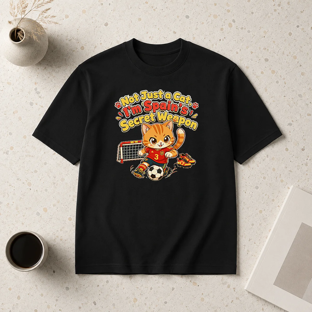 Hot Pretty Spain Soccer Cat Meme Shirt Hot Pretty Spain Soccer Cat Meme Shirt