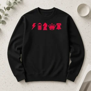 Hot Top Philadelphia 76ers Iconography Symbols NBA Long Sleeve Shirt
