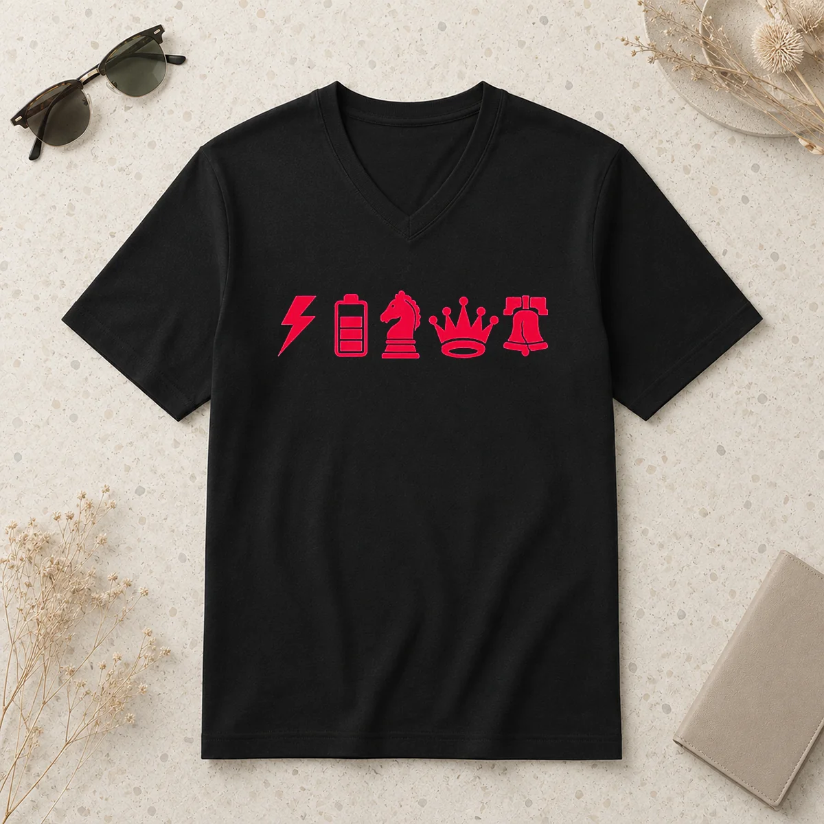 Hot Top Philadelphia 76ers Iconography Symbols V-Neck Shirt Hot Top Philadelphia 76ers Iconography Symbols V-Neck Shirt