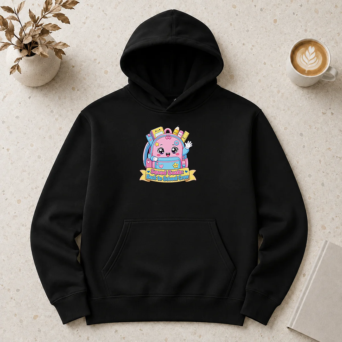 Nice Awesome Back To School Squad Kawaii For Kids Hoodie