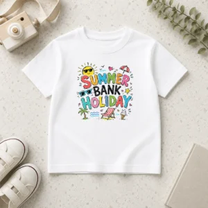 Nice Funny Doodle Summer Bank Holiday Beach Fun ICE Cream Kids T-Shirt