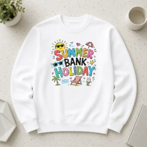 Nice Funny Doodle Summer Bank Holiday Beach Fun ICE Cream Sweater