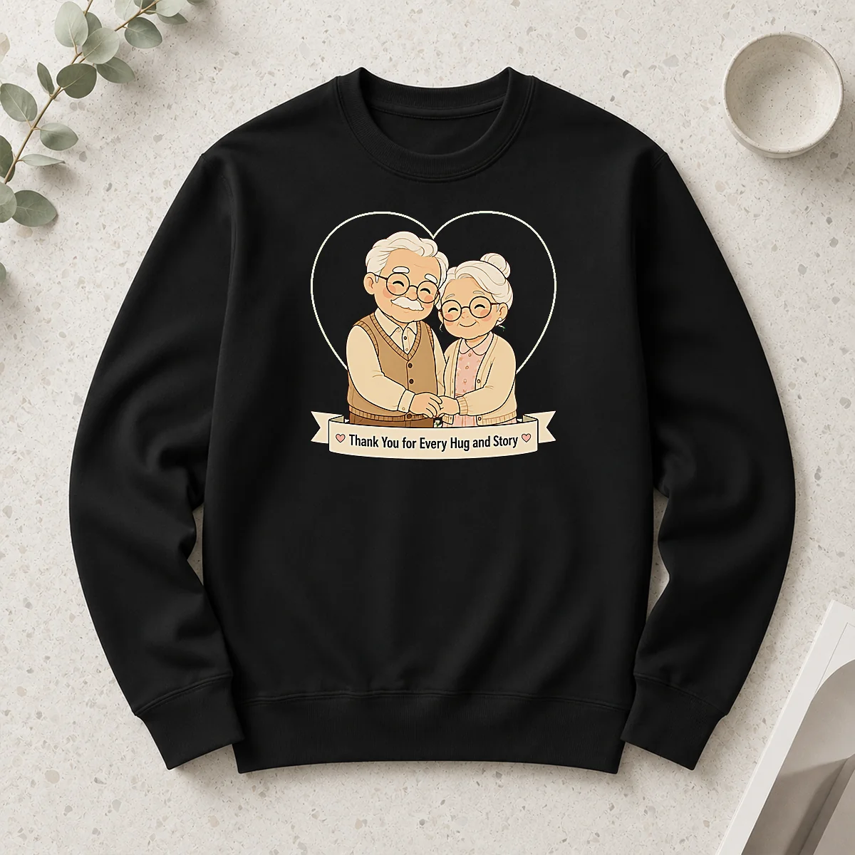 Nice Good Grandparents Day Thank You Gift Minimalist Long Sleeve Shirt