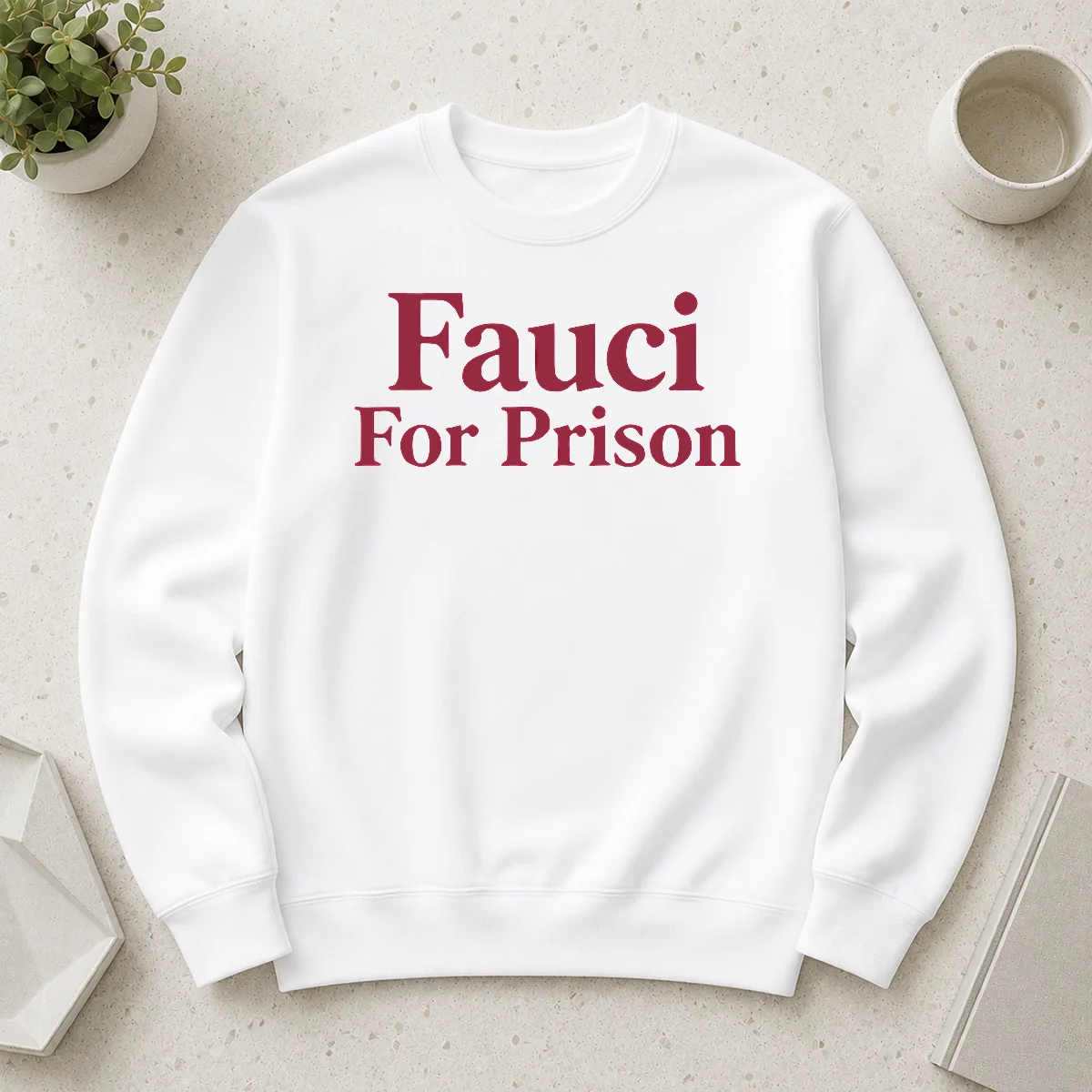 Nice Premium Fauci For Prison Political Protest Government Accountability Sweater