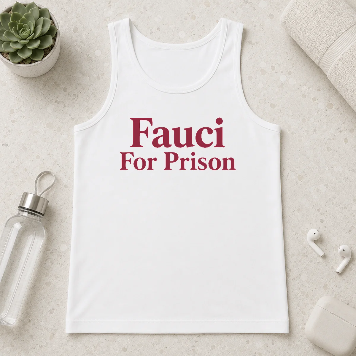 Nice Premium Fauci For Prison Political Protest Government Accountability Tank Top