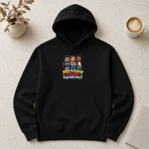 Nice Pretty Back To School Cartoon Squad For Kids Hoodie