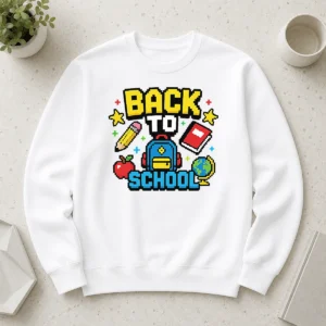 Premium Official Grunge Paint Drip Back To School Pink Black Sweater