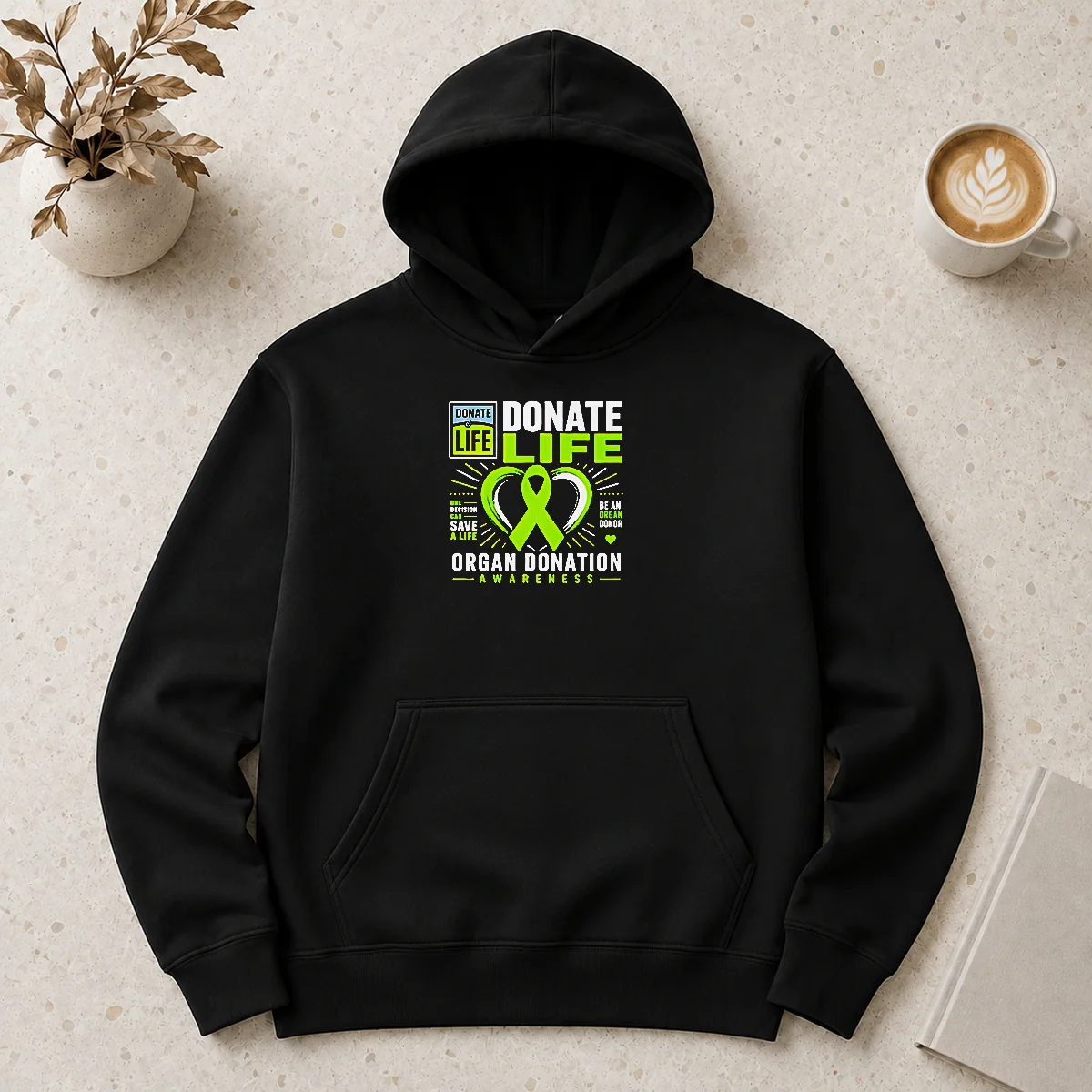 Premium Original Donate Life One Decision Can Save A Life Be An Organ Donor Organ Donation Awareness Hoodie