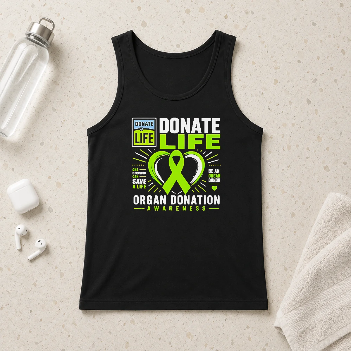 Premium Original Donate Life One Decision Can Save A Life Be An Organ Donor Organ Donation Awareness Tank Top