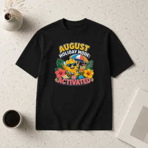 Premium Pretty August Holiday Vector With Summer Vibes