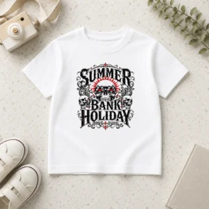 Pretty Premium Good Gothic Skull Sunglasses Summer Bank Holiday Kids T-Shirt