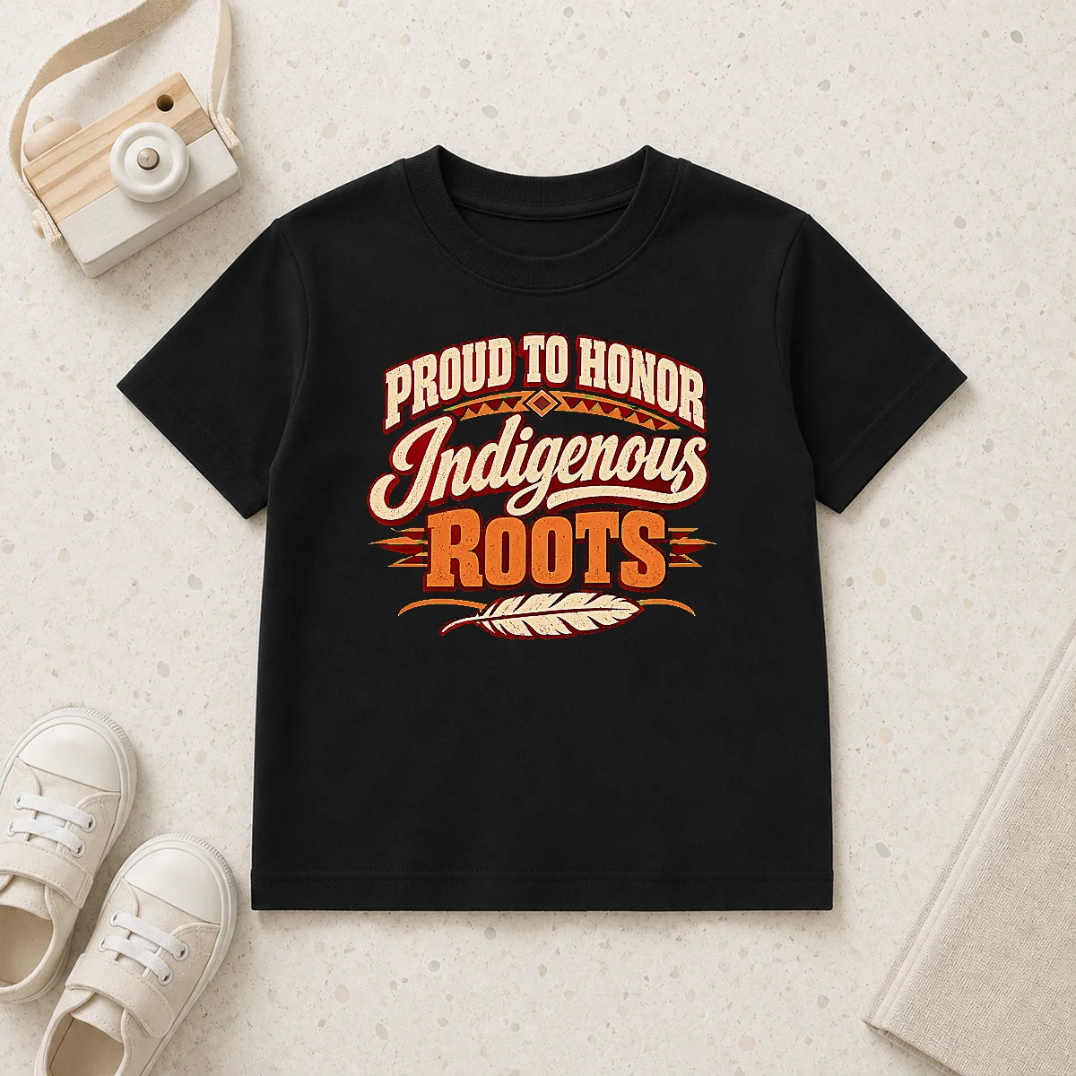 Top Awesome Bold Indigenous Peoples Day Pride Statement Kids T-Shirt