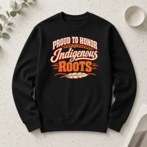 Top Awesome Bold Indigenous Peoples Day Pride Statement Long Sleeve Shirt
