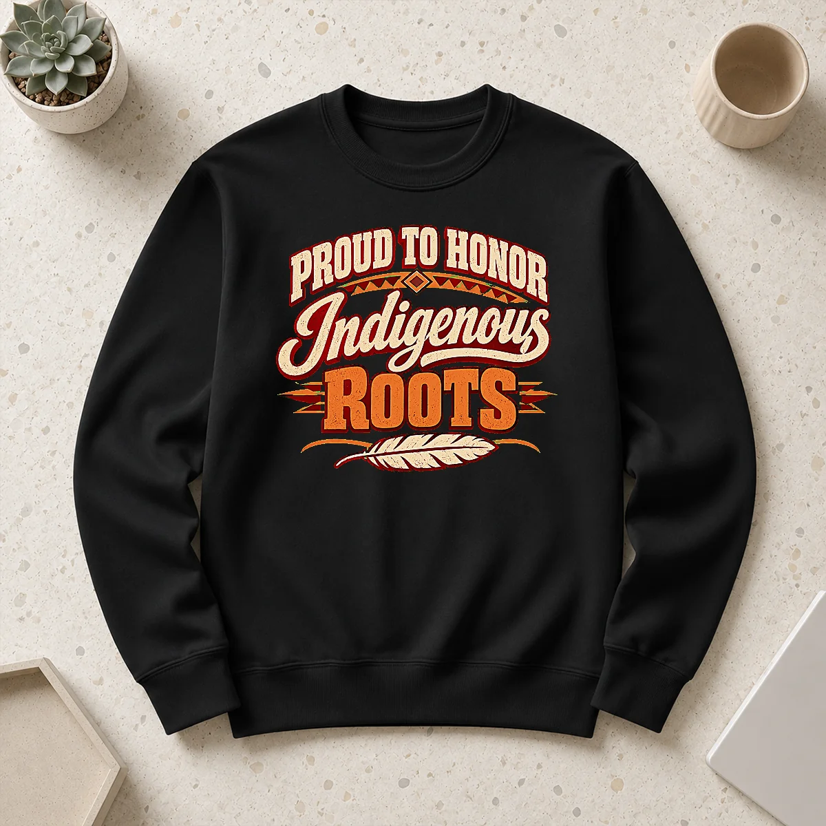 Top Awesome Bold Indigenous Peoples Day Pride Statement Sweater