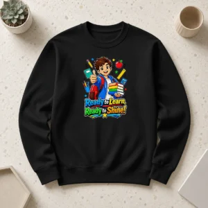 Top Good Back To School Motivational Shine Graphic Sweater